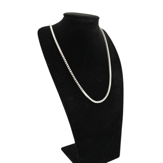 14K White Gold Franco Chain
