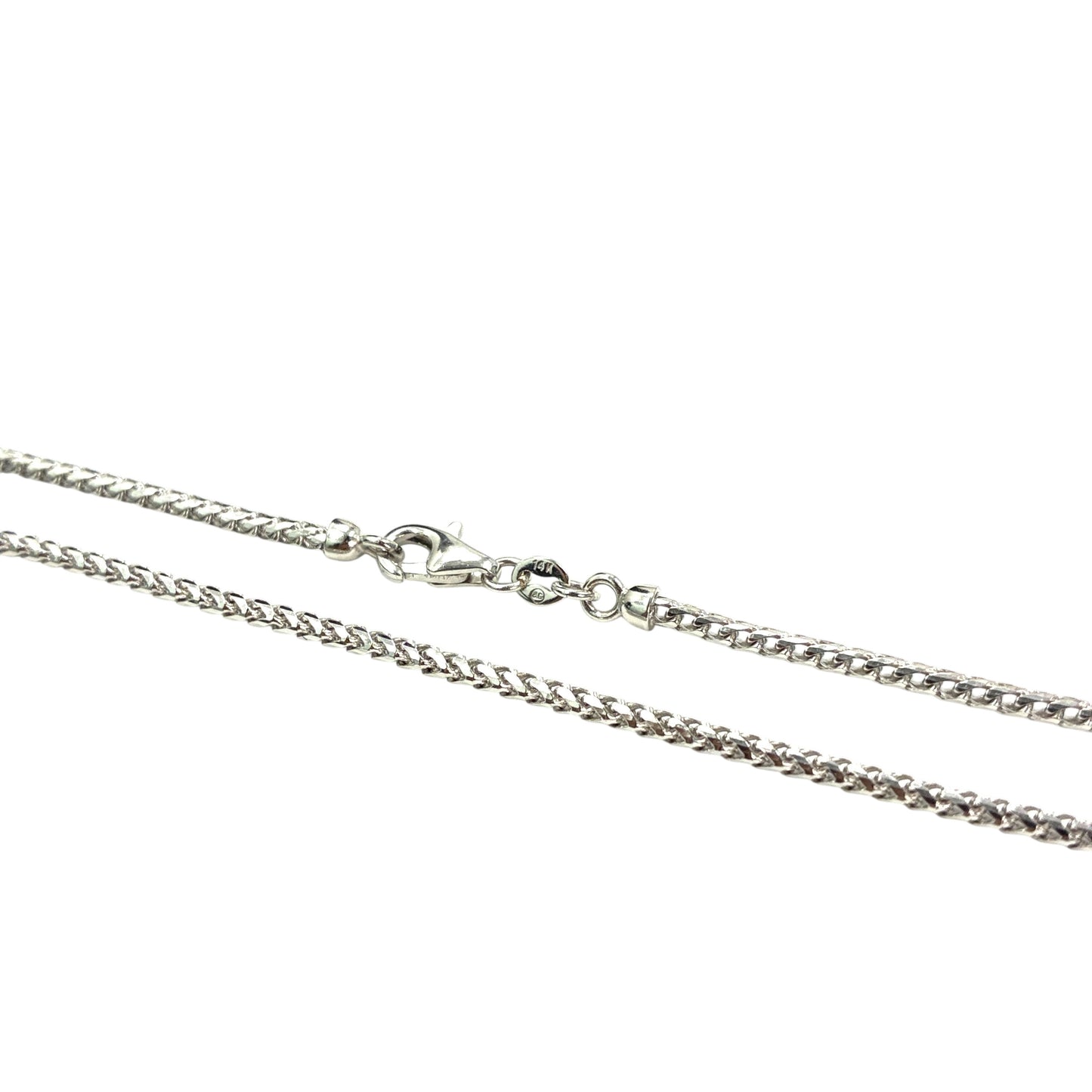 14K White Gold Franco Chain