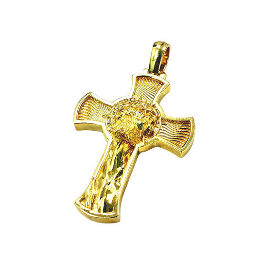 14K Jesus Crucifix Pendant