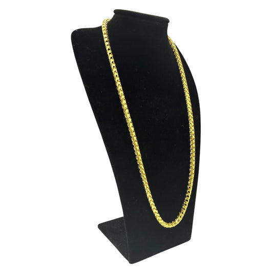 14K Franco Tight Link Necklace (L)