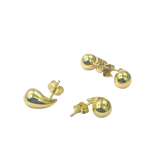 14K Mini Teardrop Earrings