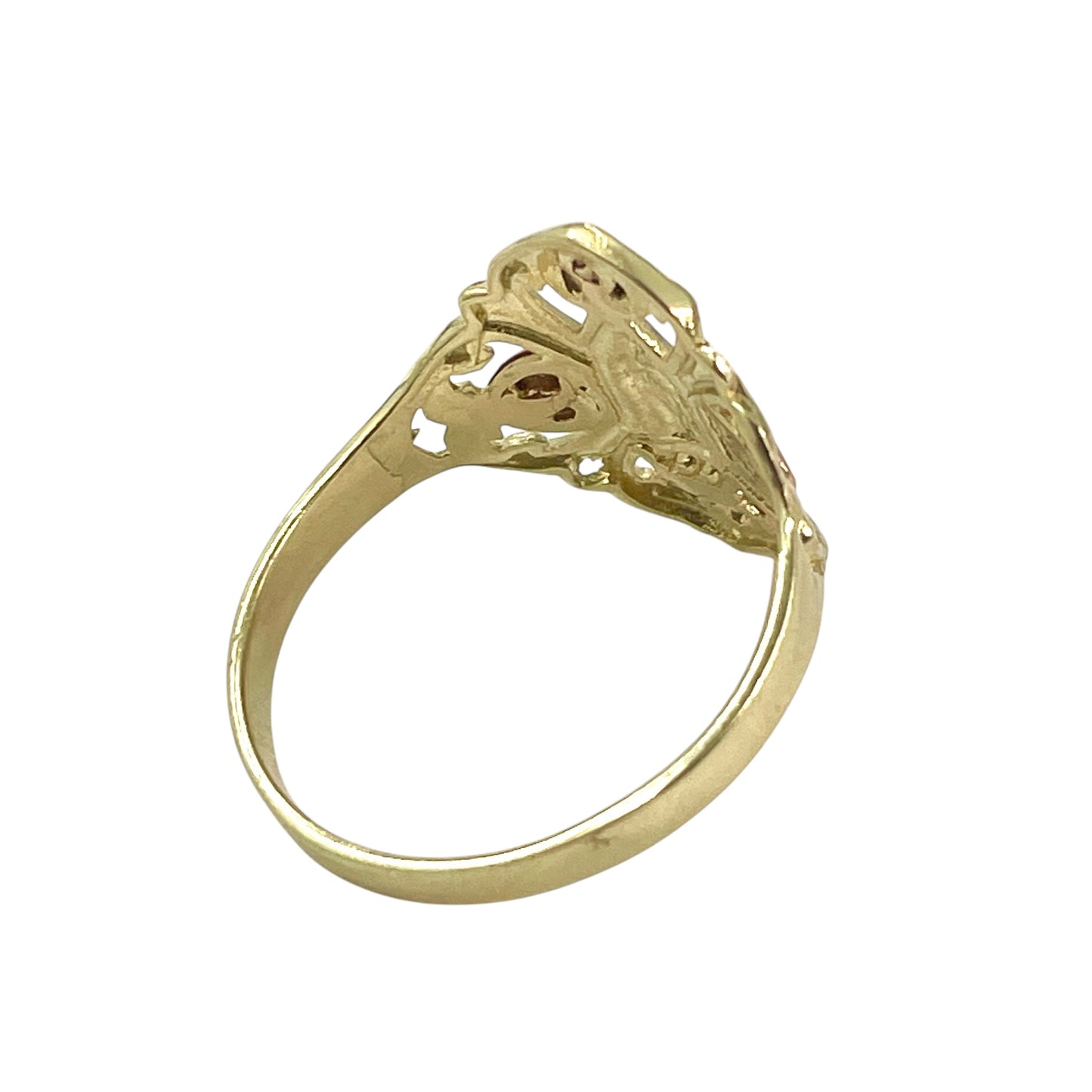 14K Mulit-color Jesus Ring