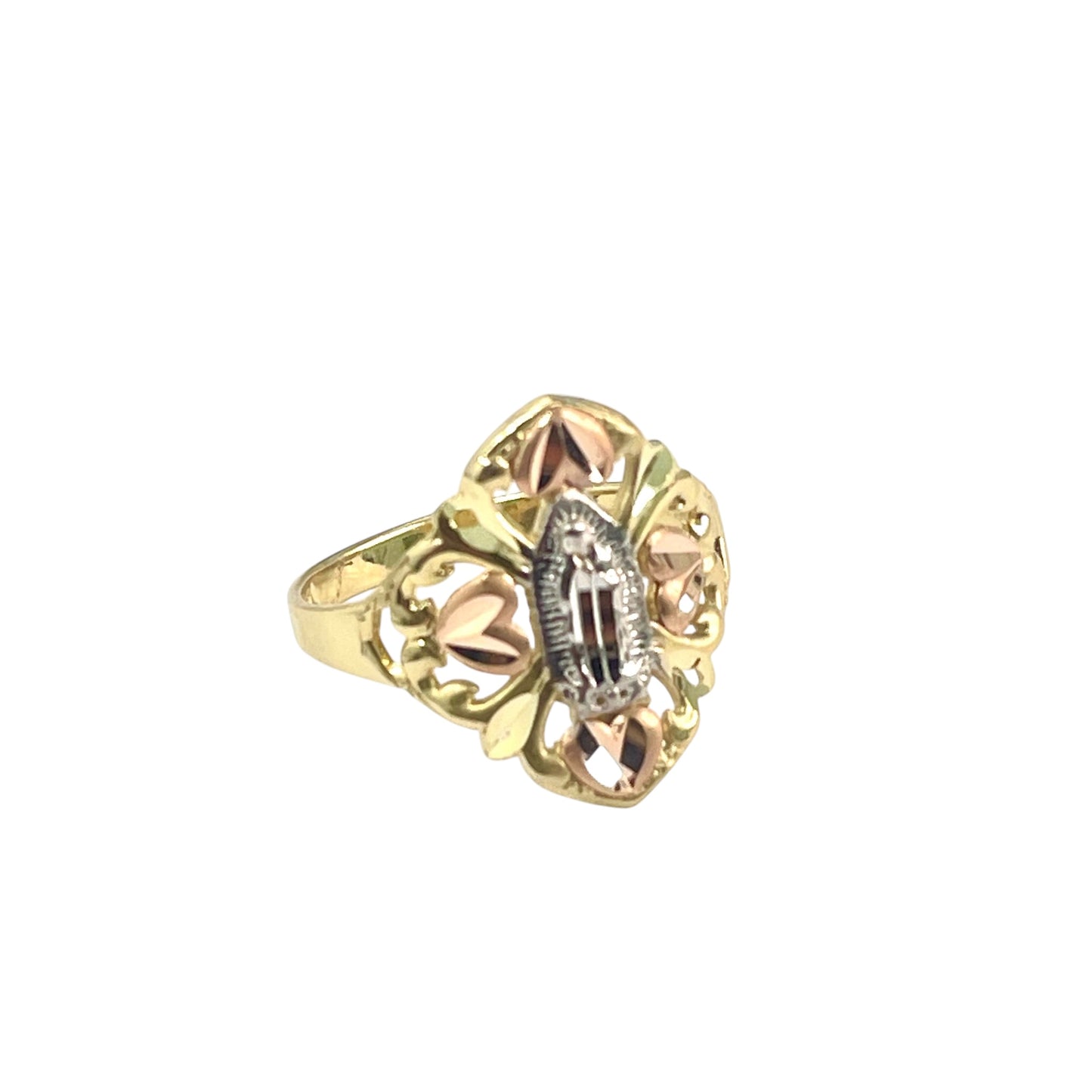 14K Mulit-color Jesus Ring