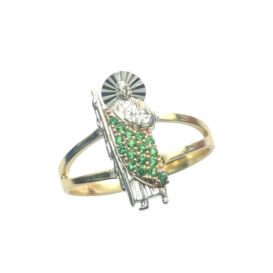 14k Two-tone St Jude RIng