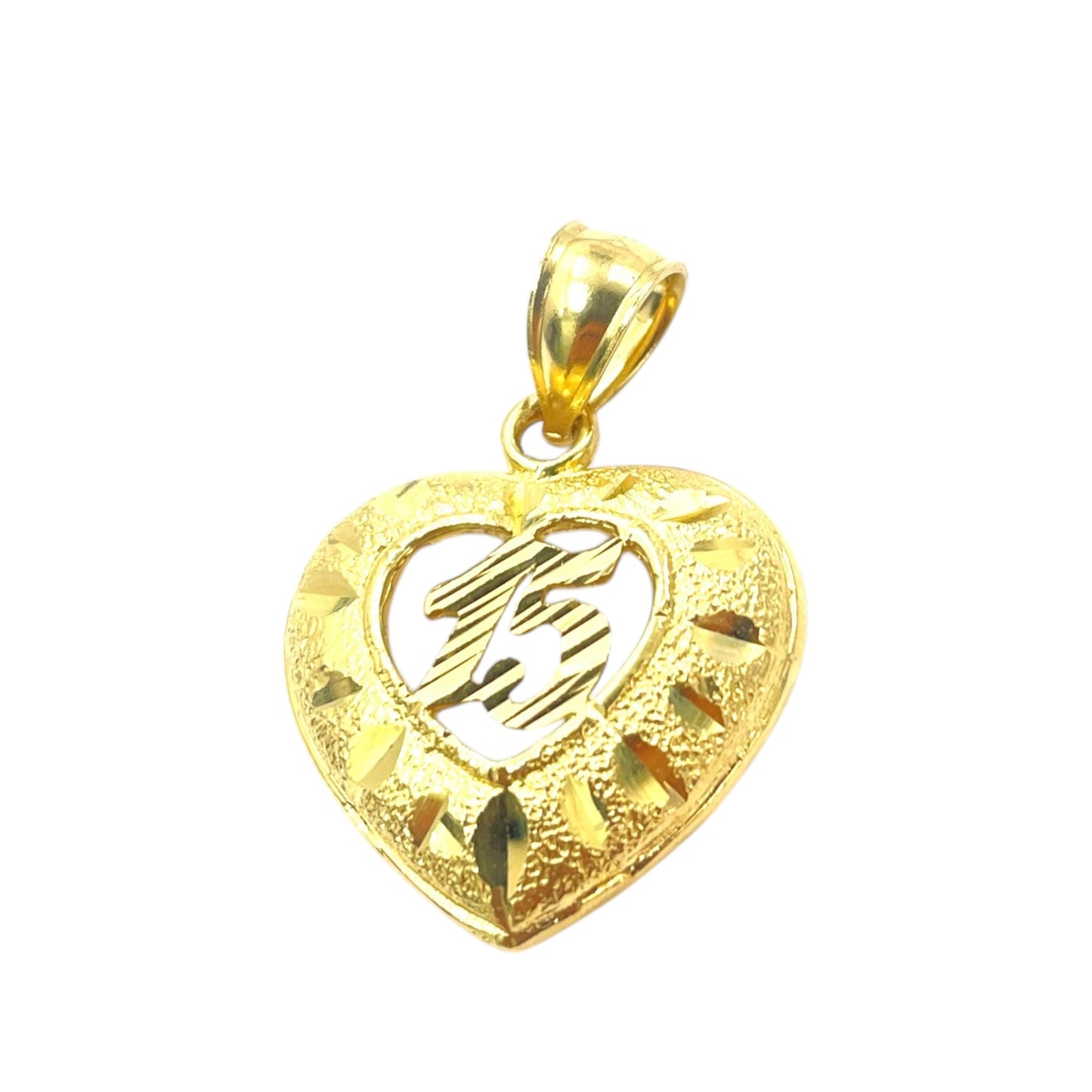 14k Heart Pendant