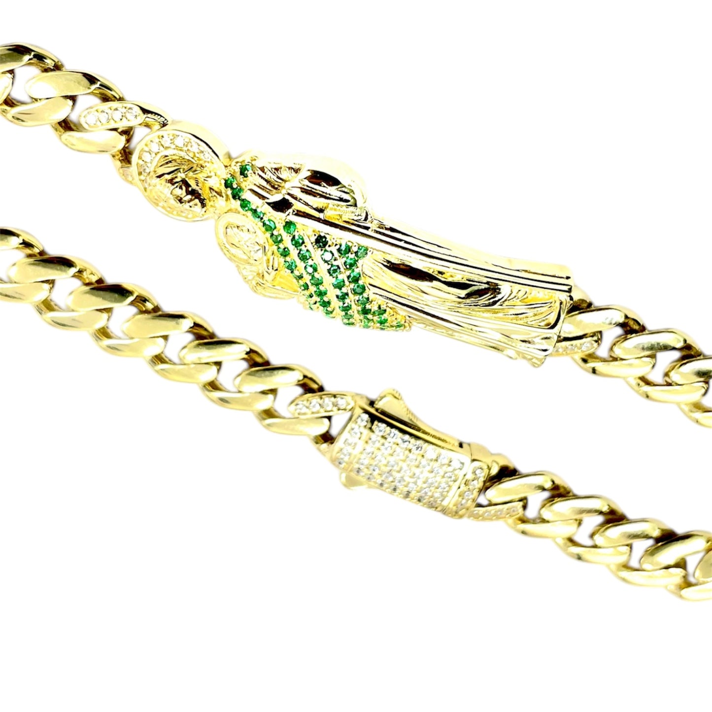 14K St. Jude Cuban Link Bracelet