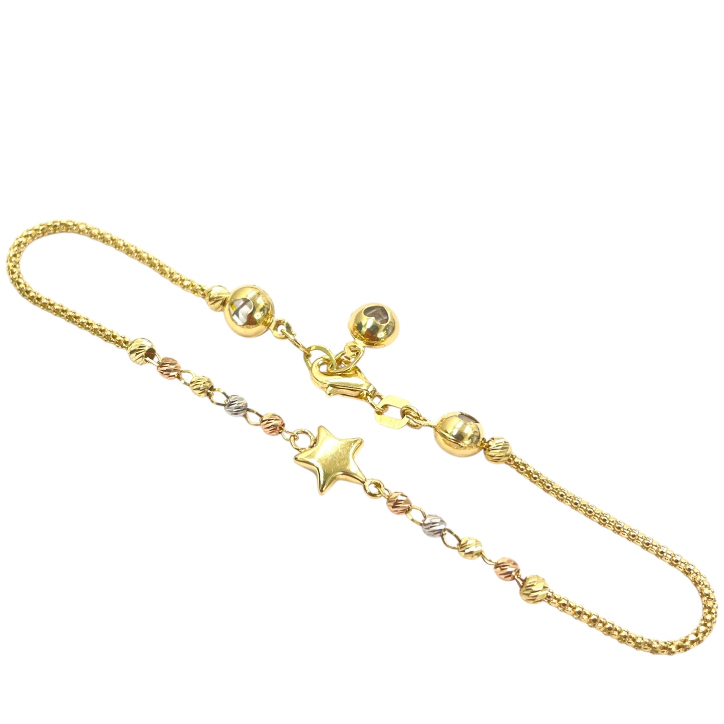 14k Star Chain Bracelet