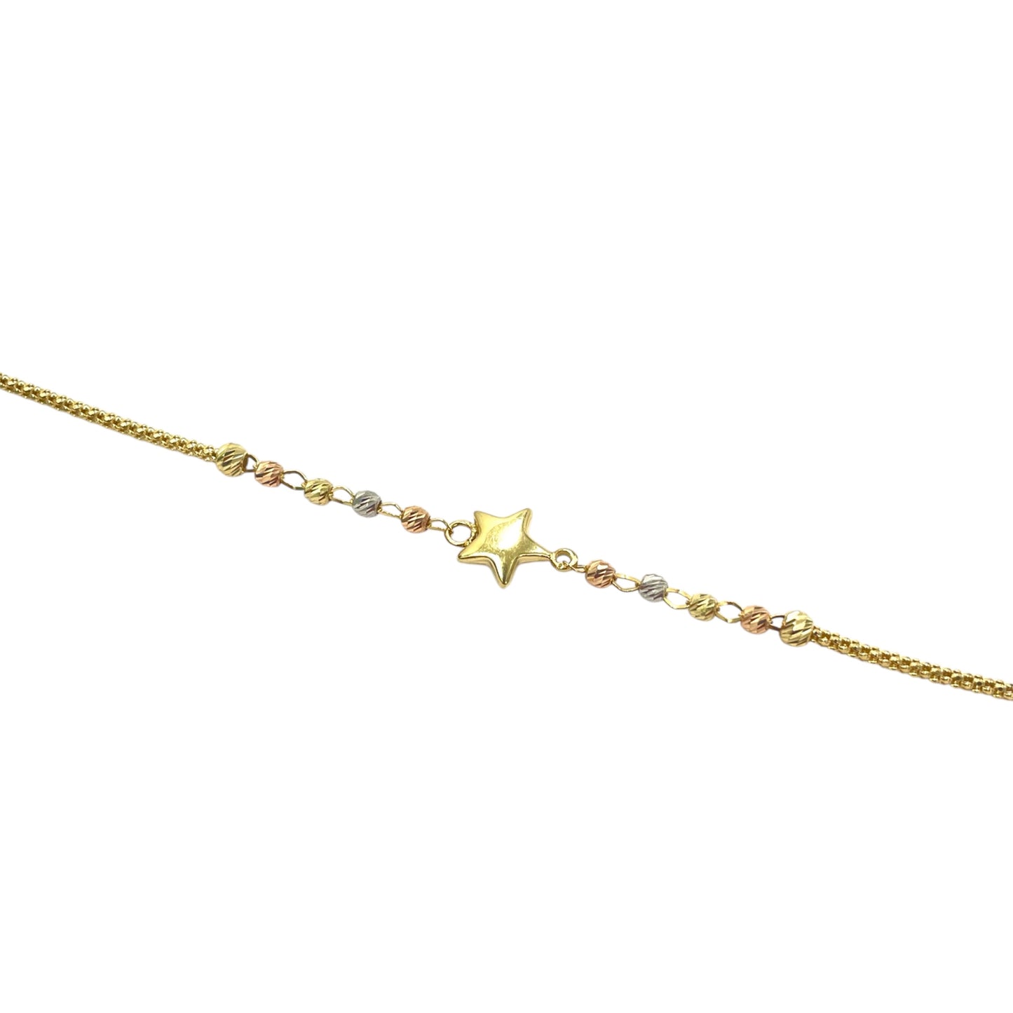 14k Star Chain Bracelet