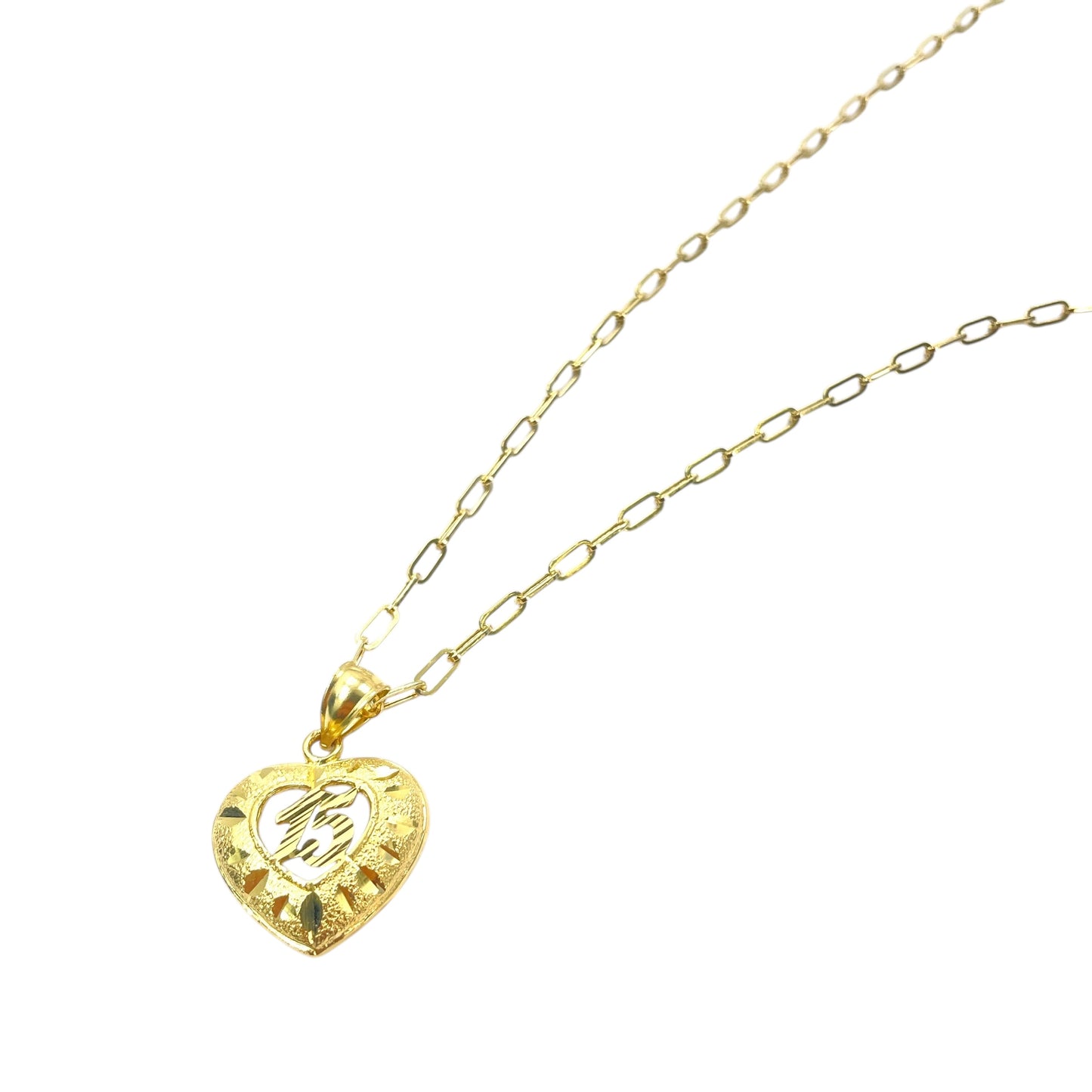 14k Heart Pendant