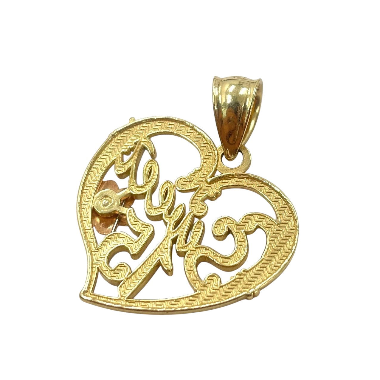 14K Sweet 15 Pendant