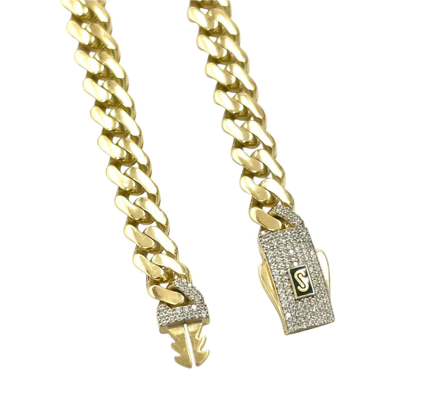 14K Monaco Cuban Link Bracelet