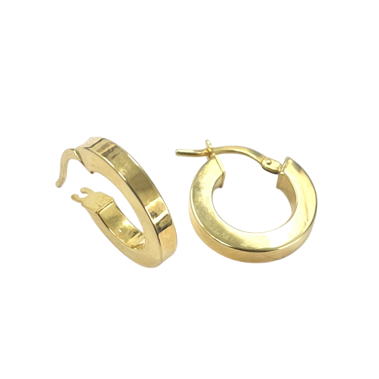 14K Polisheed Dramatic Hoops (Small)