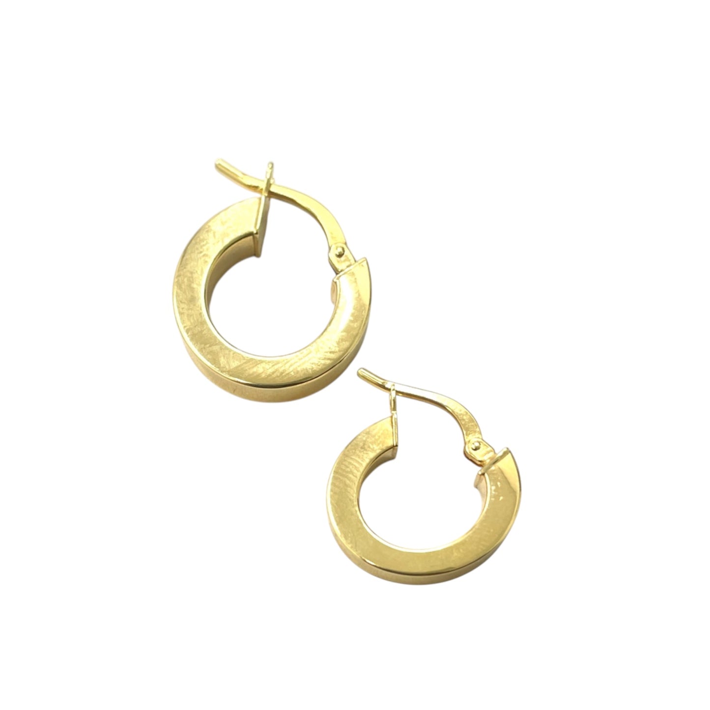 14K Polisheed Dramatic Hoops (Small)