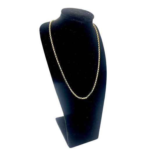 14K Rolo Chain Necklace (Small)