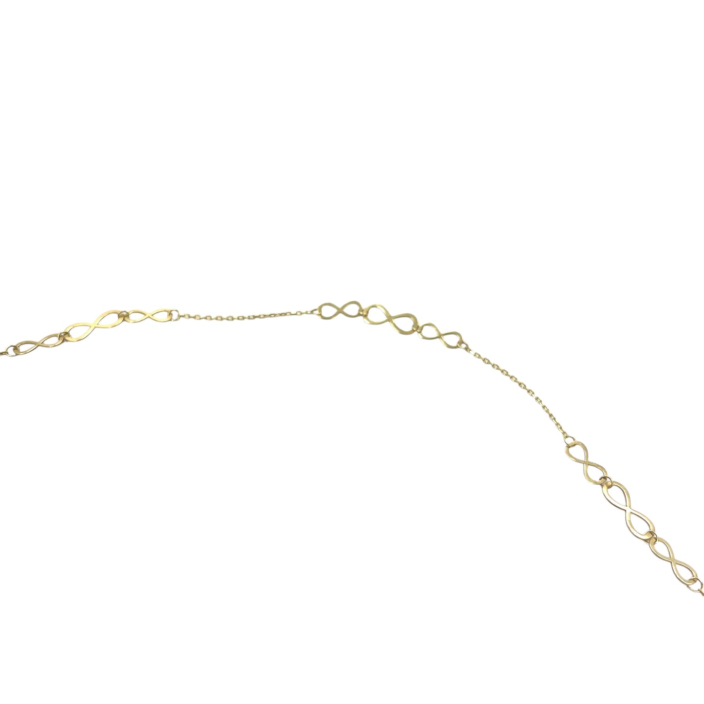 14k Infinity Link Bracelet