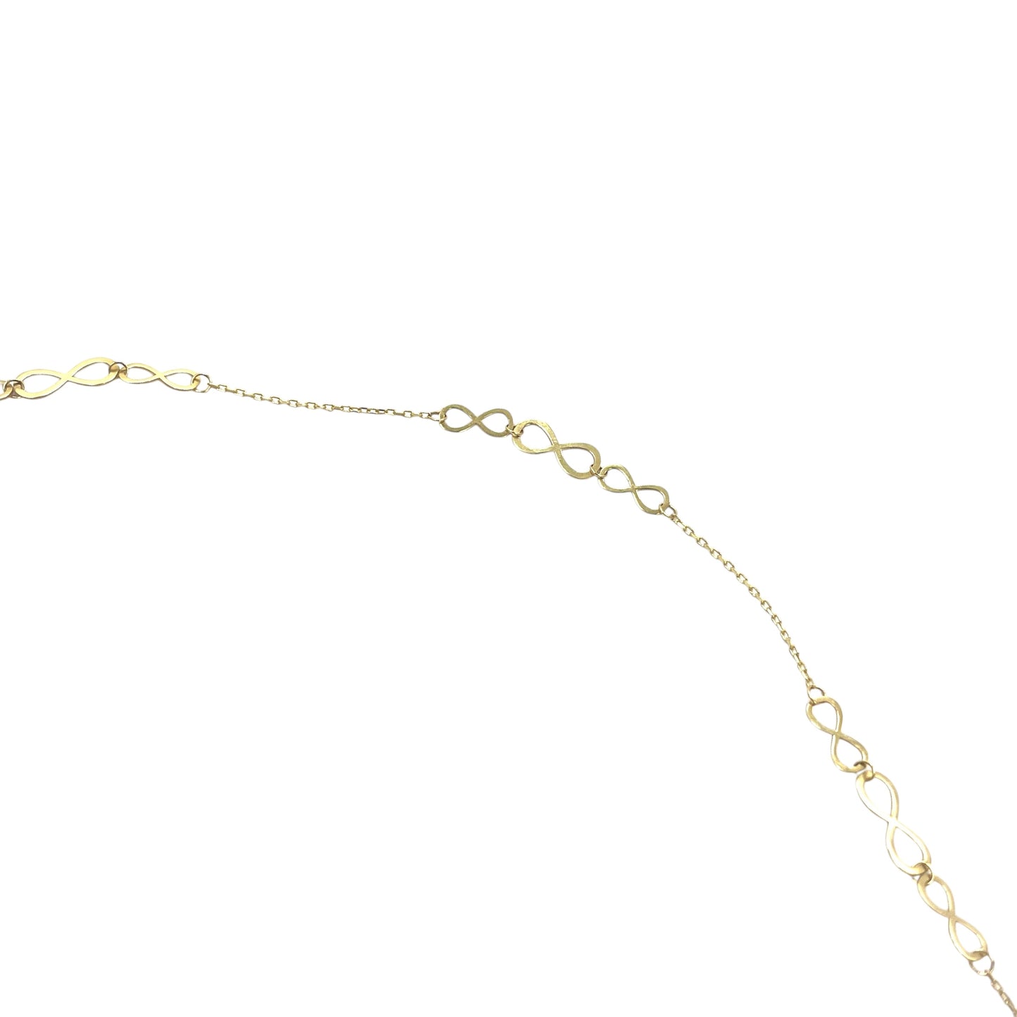 14k Infinity Link Bracelet