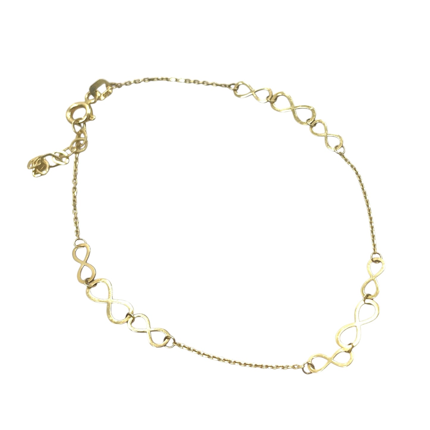 14k Infinity Link Bracelet